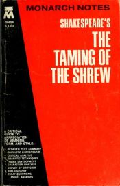 book cover of Shakespeare's the Taming of the Shrew (Monarch Notes) A guide to Understanding the Classics by William Shakespeare