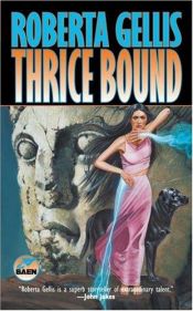 book cover of Thrice bound by Roberta Gellis