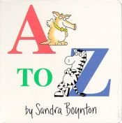 book cover of A to z by Sandra Boynton