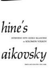 book cover of Balanchine's Tchaikovsky by Solomon Volkov