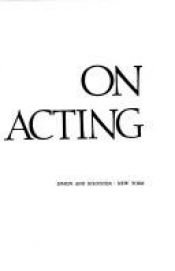 book cover of On Acting by Laurence Olivier