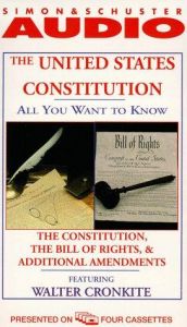 book cover of The ALL YOU WANT TO KNOW ABOUT UNITED STATES CONSTITUTION: "The Constitution, The Bill of Rights and Additional Amendmen by Walter Cronkite
