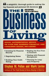 book cover of The business of living by Stephen Pollan