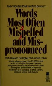 book cover of Words Most Often Misspelled and Mispronounced by Michael Moorcock