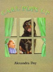 book cover of Carl pops up by Alexandra Day