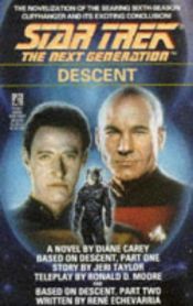 book cover of ST TNG - Descent by Diane Carey