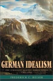 book cover of German Idealism: The Struggle against Subjectivism, 1781-1801 by Frederick C. Beiser