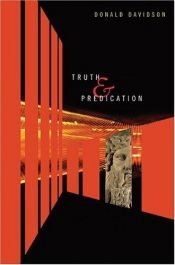 book cover of Truth and Predication by Donald Davidson
