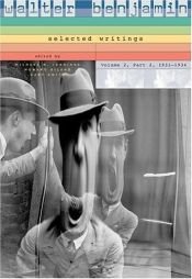 book cover of Walter Benjamin: 1931-1934 v. 2, Pt. 2: Selected Writings by Walter Benjamin