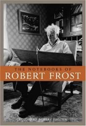 book cover of The notebooks of Robert Frost by Robert Frost