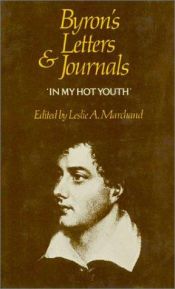 book cover of Letters and Journals: In My Hot Youth, 1798-1810 Vol 1 by Lord Byron