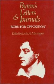 book cover of Born for opposition by Lord Byron