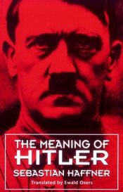book cover of Hitler by Sebastian Haffner