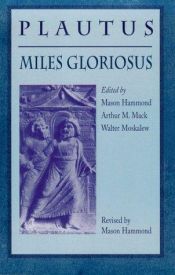 book cover of Miles Gloriosus by Plautus