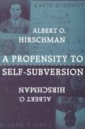 book cover of Auto-Subversão: Teorias Consagradas em Xeque by Albert O. Hirschman