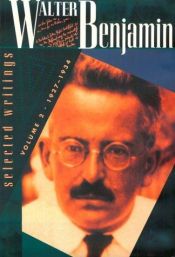 book cover of Selected writings: Volume 3, 1935-1938 by Walter Benjamin