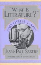 book cover of "What is literature?" and other essays by ज्यां-पाल सार्त्र