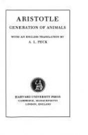 book cover of Aristotle XIII: Generation of Animals by Arystoteles