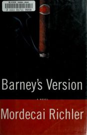 book cover of Barney's Version by Mordecai Richler