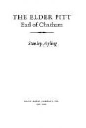 book cover of The Elder Pitt, Earl of Chatham by Stanley Edward Ayling