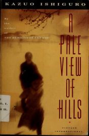 book cover of A Pale View of Hills by Kadzuo Išiguro