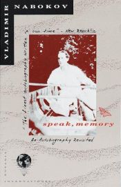 book cover of Speak, Memory by Vladimir Nabokov