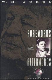 book cover of Forewords and Afterwords by W. H. Auden