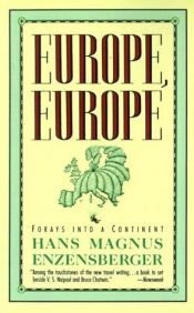 book cover of Europe, Europe by Hans Magnus Enzensberger