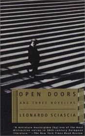 book cover of Open doors and three novellas by Leonardo Sciascia
