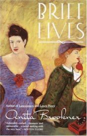 book cover of Brief lives by Anita Brookner