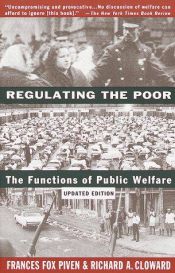 book cover of Regulating the poor by Frances Fox Piven
