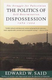 book cover of The Politics of Dispossession by Edward Said