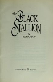 book cover of The Black Stallion (vol 1) by Walter Farley