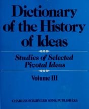 book cover of Dictionary of the History of Ideas, volume V, "Index" x by Philip P. Wiener