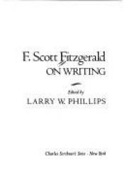 book cover of F Scott Fitzgerald on Writing by Francis Scott Fitzgerald