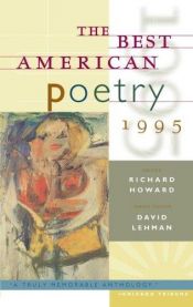 book cover of The best American poetry, 1995 by David Lehman