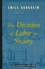 book cover of The Division of Labour in Society by Emile Durkheim