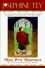 book cover of Miss Pym Disposes by Josephine Tey