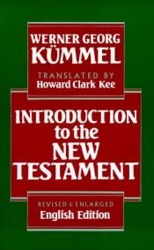 book cover of Introduction to the New Testament by Werner Georg Kümmel
