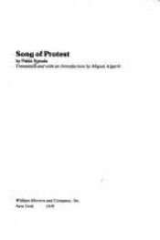 book cover of Song of protest by Պաբլո Ներուդա