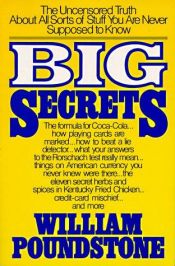 book cover of Big Secrets by William Poundstone