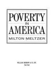 book cover of Poverty in America by Milton Meltzer