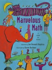 book cover of Marvelous Math A Book of Poems by Lee Bennett Hopkins