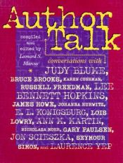 book cover of Author talk : conversations with Judy Blume ... [et al.] by Leonard S. Marcus