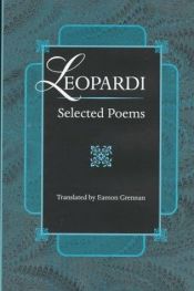 book cover of Leopardi: Selected Poems by Giacomo Leopardi
