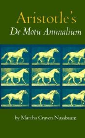 book cover of Aristotle's de Motu Animalium by Martha Nussbaum
