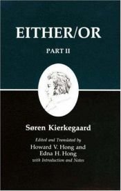 book cover of Kierkegaard's Writings: Either by سورن کییرکگور