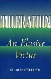 book cover of Toleration by David Heyd