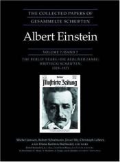 book cover of The Berlin years : writings 1918 - 1921 by Albert Einstein