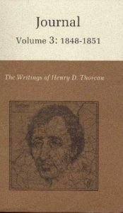 book cover of Journal, Volume 3 by Henry David Thoreau